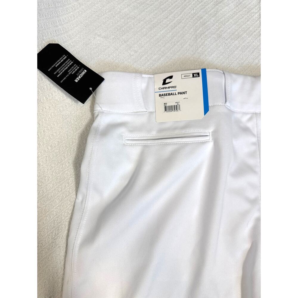 Champro Adult XL White Knicker Baseball Pants NWT 40-42 Waist - Picture 4 of 14